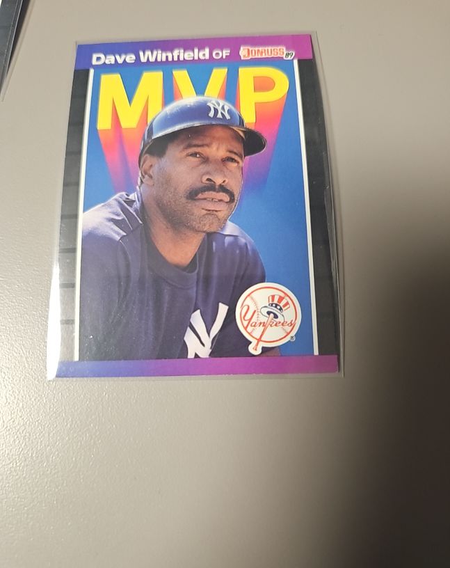 1989 Donruss #BC-11 Dave Winfield New York Yankees MVP — front