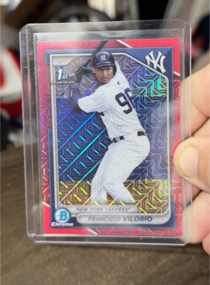 2024 Bowman Chrome #BCP-169 Francisco Vilorio — front