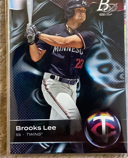 2023 Bowman Platinum #TOP-72 Brooks Lee — front