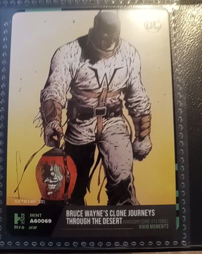 2023 Hro DC Hybrid #A60069 Bruce Wayne's Clone Journeys Through The Desert — front
