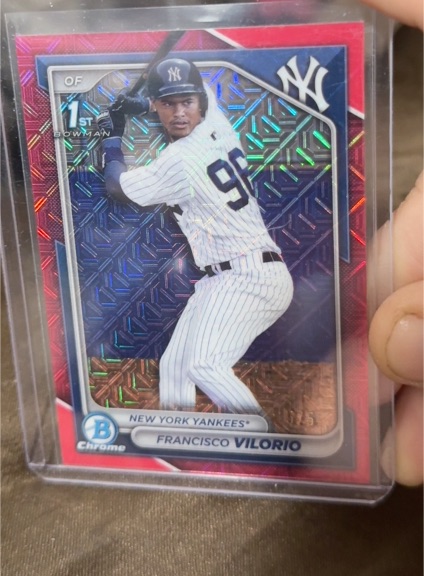 2024 Bowman Chrome #BCP-169 Francisco Vilorio — front