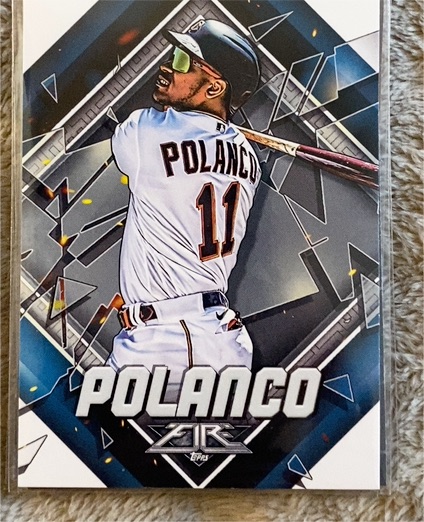 2022 Topps Fire #162 Jorge Polanco — front