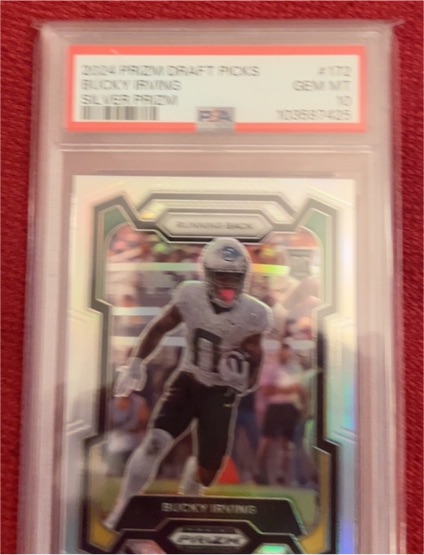 2024 Panini Prizm Draft Picks #172 Bucky Irving — front