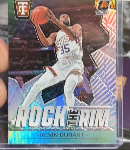 2024-25 Panini Totally Certified #24 Kevin Durant Rock the Rim Mirror — front
