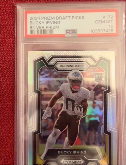 2024 Panini Prizm Draft Picks #172 Bucky Irving — front