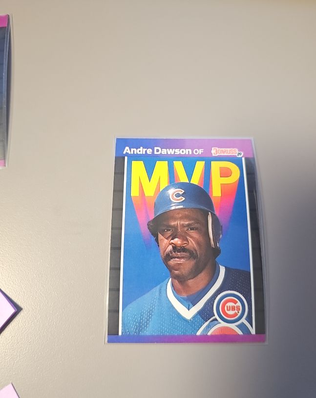 1989 Donruss #BC-8 Andre Dawson MVP — front