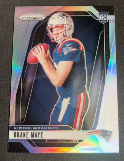 2024 Panini Prizm #12 Drake Maye — front
