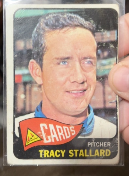 1965 Topps #491 Tracy Stallard — front