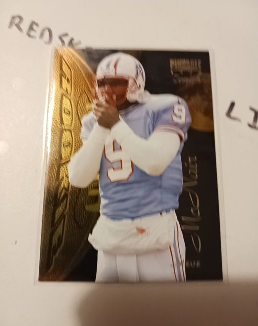1996 Pinnacle Zenith #Z-127 Steve McNair — front