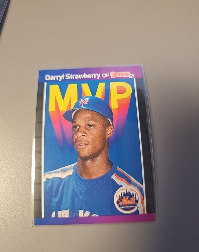 1989 Donruss #BC-6 Darryl Strawberry MVP — front