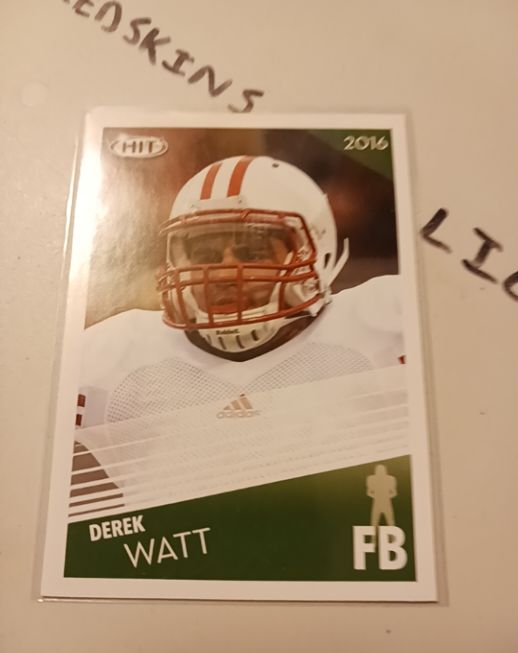 2016 Sage Hit Derek Watt — front