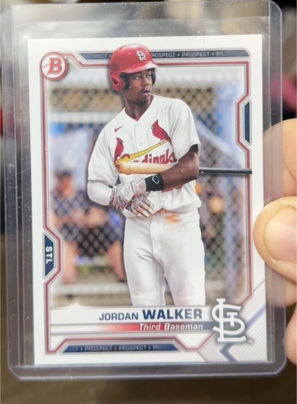 2021 Bowman Prospects #BP-146 Jordan Walker — front