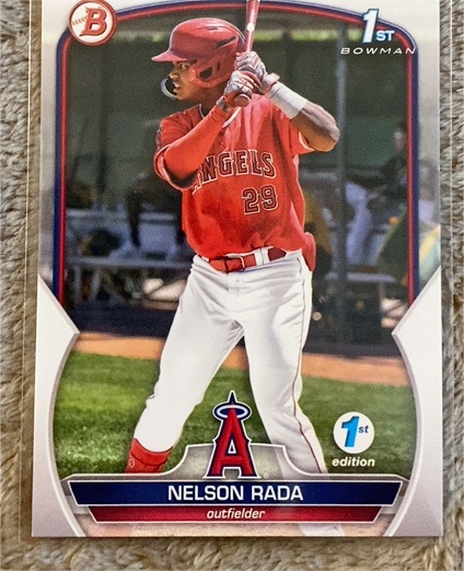 2023 Bowman 1st Edition #BP-132 Nelson Rada — front
