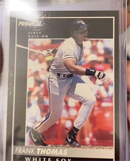1992 Pinnacle #1 Frank Thomas — front