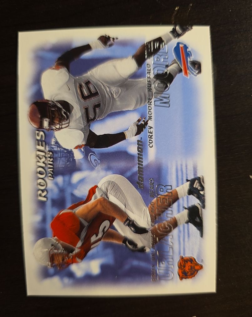 2000 SkyBox Dominion #242 Brian Urlacher / Corey Moore — front