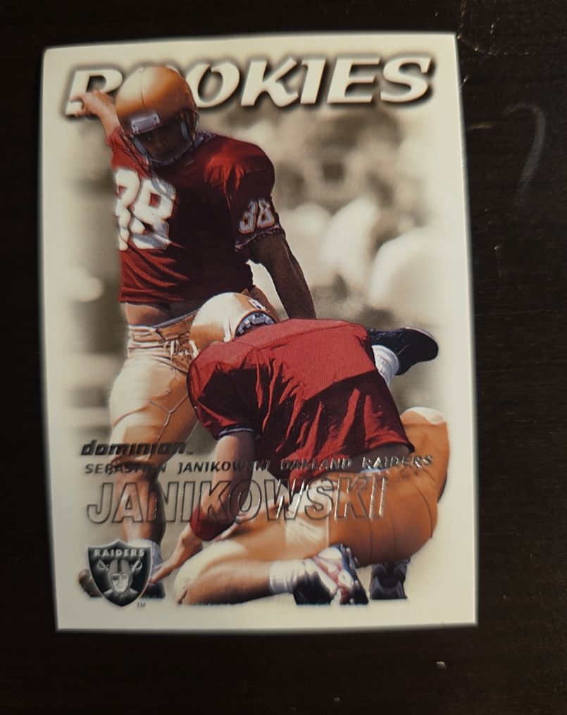 2000 Fleer Skybox Dominion #222 Sebastian Janikowski Rookie — front