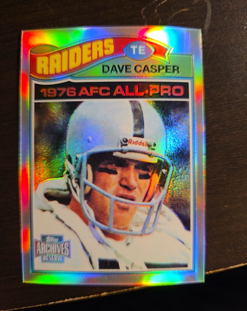 2001 Topps Archives Reserve #20 Dave Casper — front