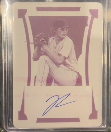 1974 TCMA Post Card #34 Joe Wood — front