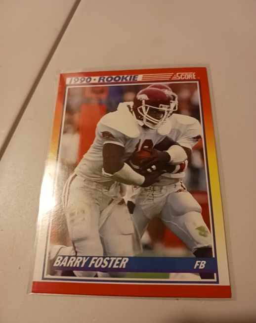 1990 Score #308 Barry Foster — front