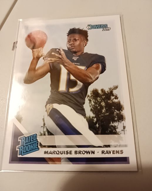 2019 Donruss #312 Marquise Brown — front