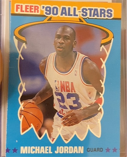 1990 Fleer '90 All-Stars #5 Michael Jordan — front