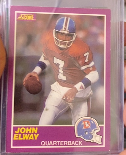 1989 Score Supplemental #339S John Elway — front