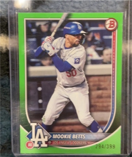 2025 Bowman #16 Mookie Betts — front