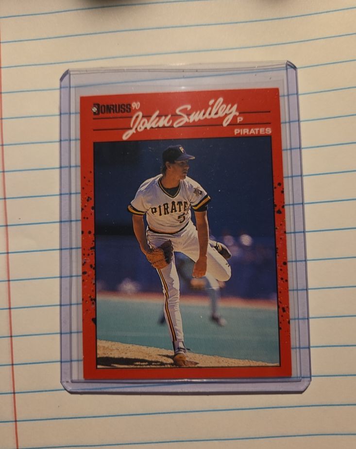 1990 Donruss #54 John Smiley — front