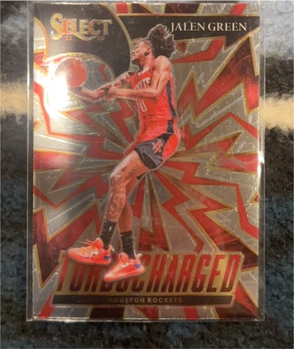 2021-22 Panini Select Turbocharged #8 Jalen Green — front