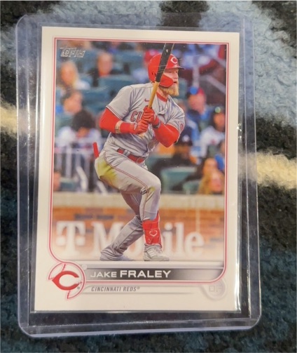 2022 Topps Update Series #US43 Jake Fraley Cincinnati Reds — front