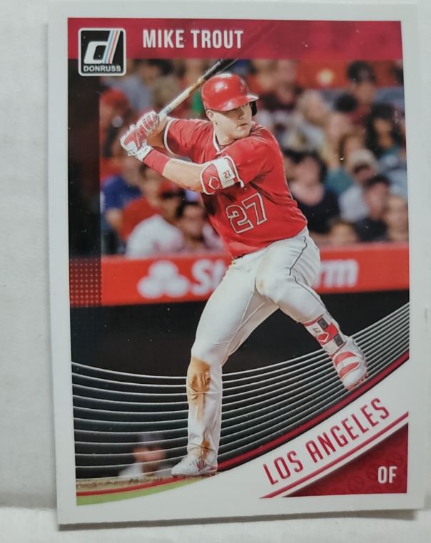 2018 Donruss #155 Mike Trout — front