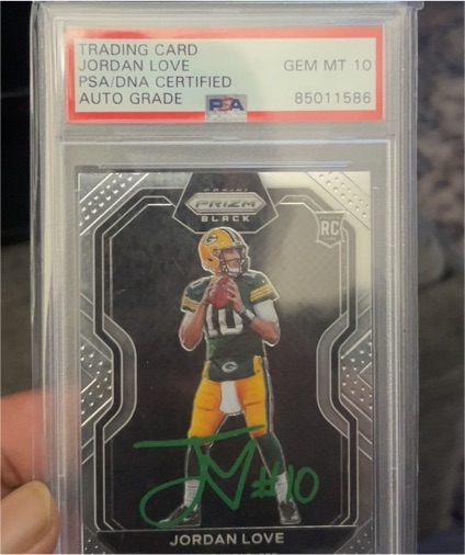 2020 Panini Chronicles Prizm Black #PB4 Jordan Love — front