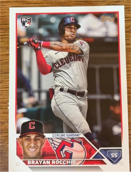 2023 Topps Update #US214 Brayan Rocchio — front