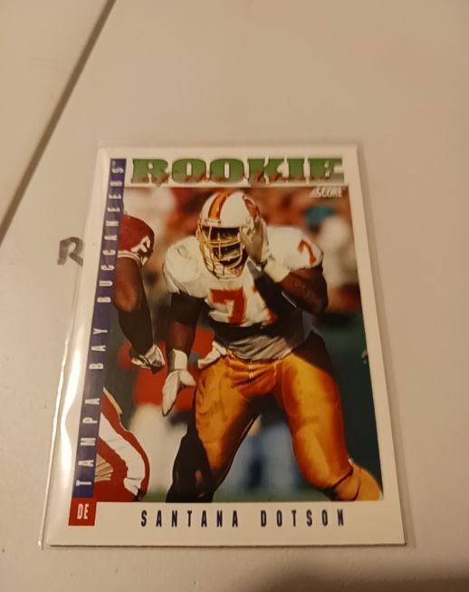 1993 Score #420 Santana Dotson Rookie of the Year — front