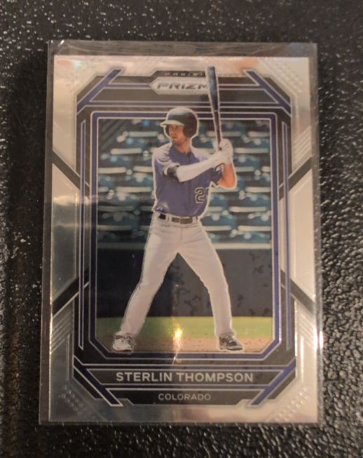 2023 Panini Prizm Baseball #153 Sterlin Thompson — front