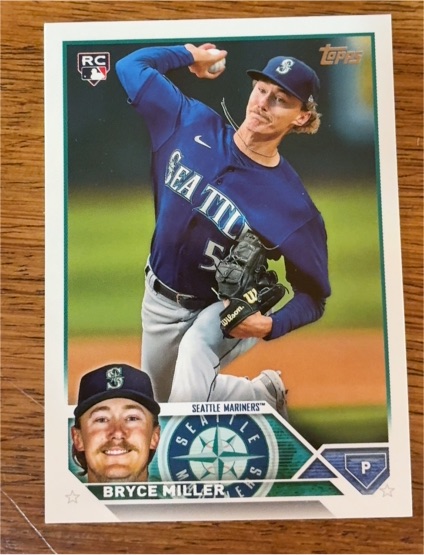 2023 Topps Update #US178 Bryce Miller — front