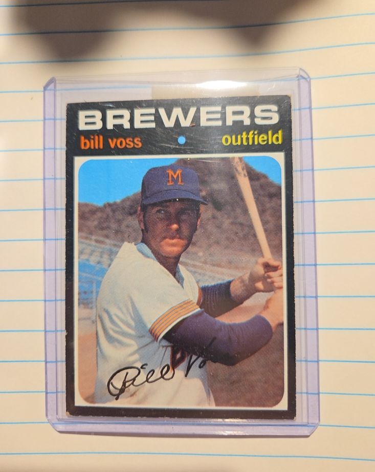 1971 Topps #671 Bill Voss — front
