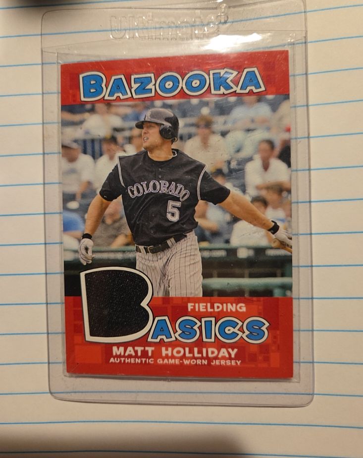 2006 Topps Bazooka Basics #BBA-MH Matt Holliday — front