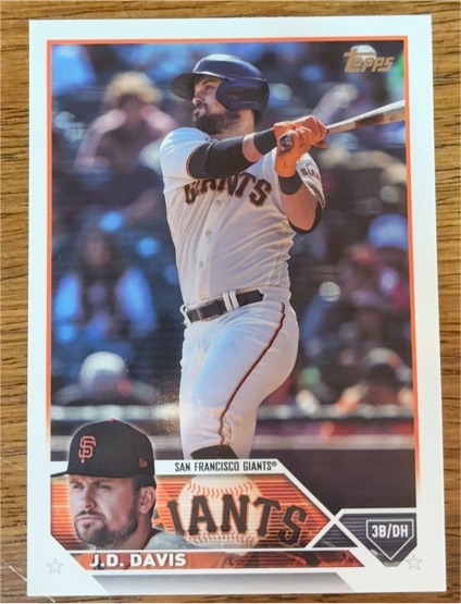 2023 Topps Series 2 #335 J.D. Davis — front