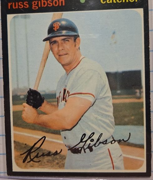 1971 Topps #738 Russ Gibson — front