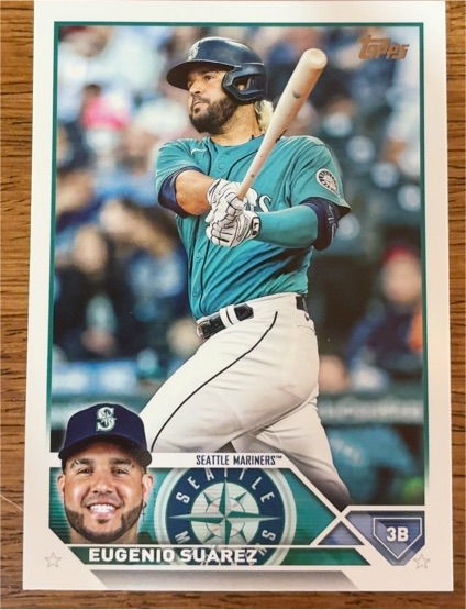 2023 Topps #436 Eugenio Suárez — front