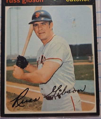 1971 Topps #738 Russ Gibson — front