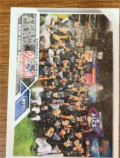 2023 Topps #516 New York Yankees — front
