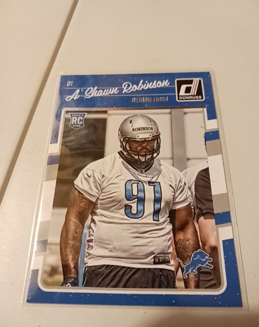 2016 Donruss #304 A'Shawn Robinson Rookie Card — front