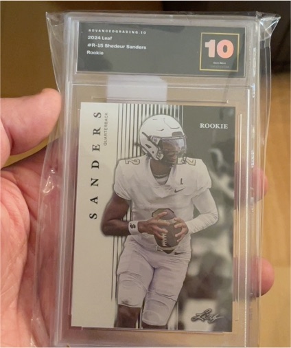 2024 Leaf #R-15 Shedeur Sanders Rookie — front
