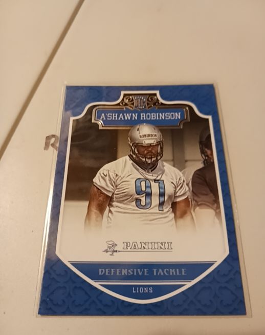 2016 Panini #258 A'Shawn Robinson — front