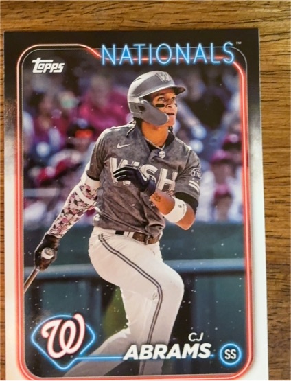 2022 Topps Nationals CJ Abrams — front