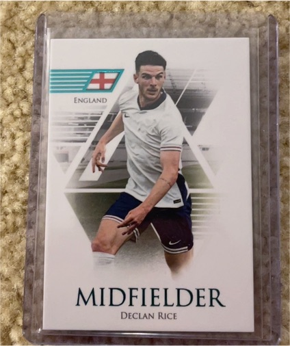 2024 Futera Unique World Football Midfielder Declan Rice — front