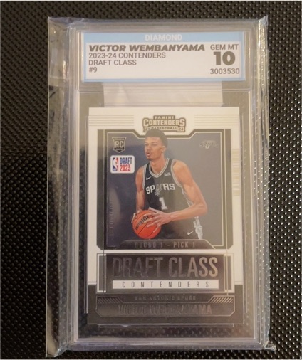 2023-24 Panini Contenders Draft Class #9 Victor Wembanyama — front