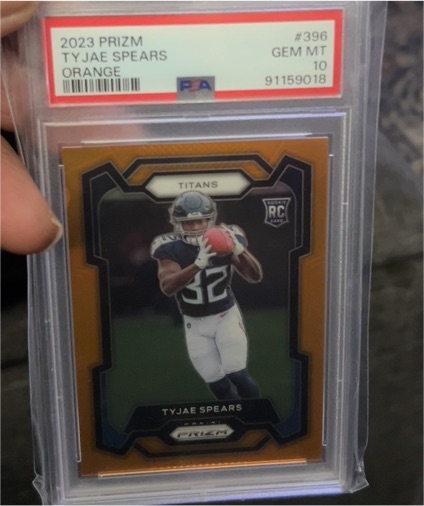 2023 Panini Prizm #396 Tyjae Spears — front